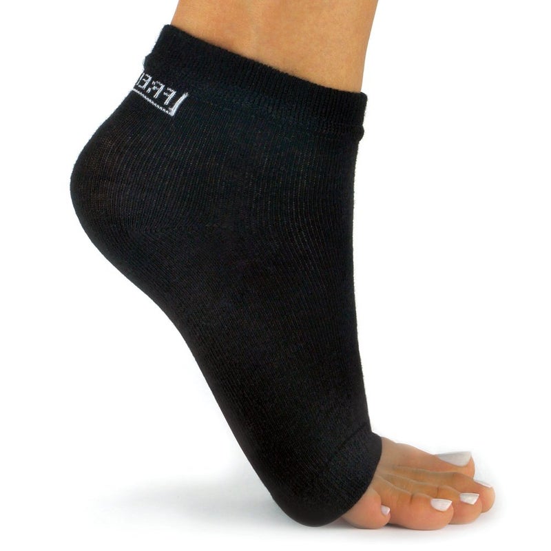 Freetoes Toeless Socks- 3 Pairs (Black & Grey) - Image 3